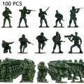Oufeiton Soldier Model Kit Fighting Scene Soldier People Military Model Children Toys. 