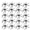 20Pcs/Pack Black Halloween Novelty Toy Plastic Fake Spider Decorative Spiders Haunted House Prop Prank Toys. 