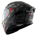AXOR APEX VENOMOUS GREY MATT BLACK FULL FACE MOTORCYCLE HELMET | RIDERS CHOICE NEPAL. 