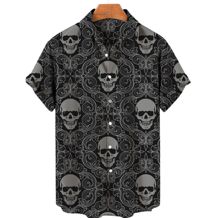 Hip Hop XS Street Top SS Designer Professional Men's Hawaiian Shirt Collar Fashion Apparel 3D Printing－5XL Casual Vintage Clothing