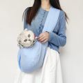 Portable Handmade Pet Backpack Breathable Soft Dog Bag Comfortable Cat Outing Bag Outdoor. 