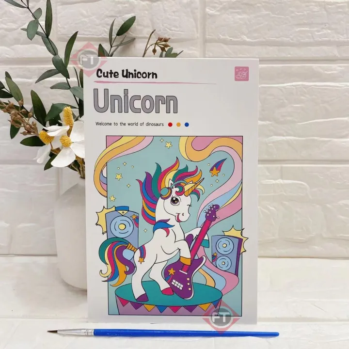 Unicorn Color Magic Book for Kids Activity Books for Children Coloring ...