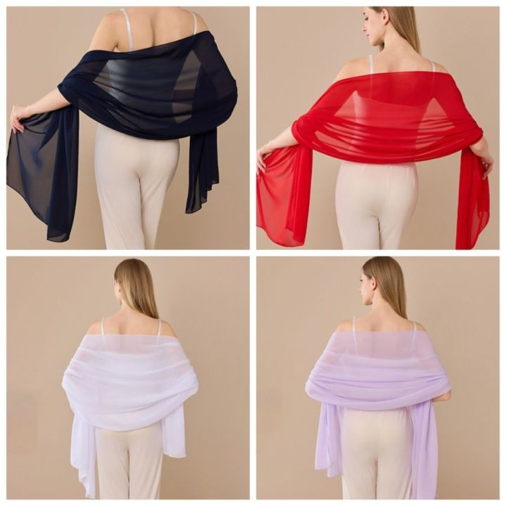 Elegant%20Chiffon%20Chiffon%20Shawl%20Long%20Lightweight%20Fabric%20Wedding%20Party%20Shawl%20Bridesmaid%20Shawl%20Bridal%20Party%20-%20Image%207
