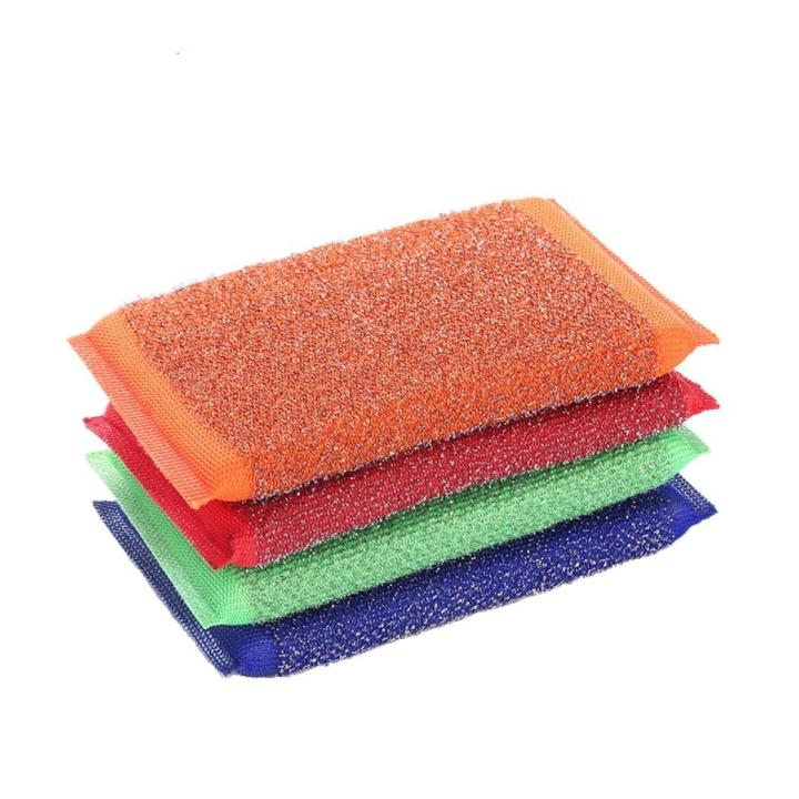 Dishwasher%20Scrubber%20Sponges,%20Pack%20of%206%20Cleaning%20Sponge,Multi%20Colour%20Foam%20Pad%20Sponge%20Scourer%20Kitchen%20Scrubber%20for/Utensils/Tiles%20Cleaning%20Heavy%20Quality%20-%20Image%207