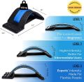 Back Pain Relief Product Back Stretcher, Spinal Curve Back Relaxation Device, Multi-Level Lumbar Region Back Support. 