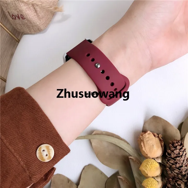 Zhusuowang%20Silicone%20strap%20For%20Samsung%20Galaxy%20watch%204/5/5%20pro/6%20Classic/Active%202/Gear%20S3%20bracelet%2020mm%2022mm%20band%20for%20Huawei%20GT%204/2/2e/3%20pro%20Luxury%20-%20Image%204