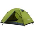 HILLMAN Two Person Waterproof Camping Outdoor Tent (Green-2 Person). 