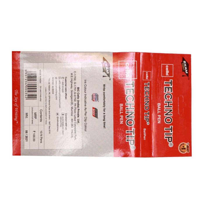 Techno%20Tip%20Ball%20Pen%2010%20Pcs%20-%20Image%203