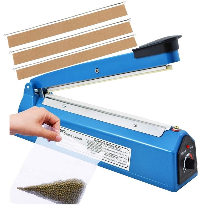 300mm Impulse Sealer Heat Sealing Machine Vacuum Bag Sealer Plastic Bag ...