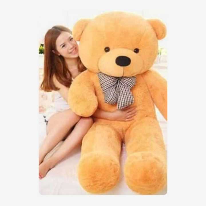 Brown Teddy Bear Stuffed Toy - 3Ft