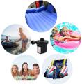 Electrical Air Pump, Quickly Inflates & Deflates All Large Volume Inflatables 2 In 1. 