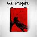 Batman Red Cover Wall Poster |Exclusive Release | Wall Posters to Decor your Room | A4 Size | Wall Posters Collection. 
