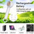 Mini Portable Fan, Small Handheld Fan with USB Rechargeable Battery, Personal Hand Fan for Indoor Outdoor Dark Blue. 