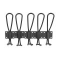 Kqueebee Wall Door Hanger Hook 134x66mm Bag Hat Hanging Rack Bath Towel Jacket Coat Key Walls Metal Hang Hooks. 