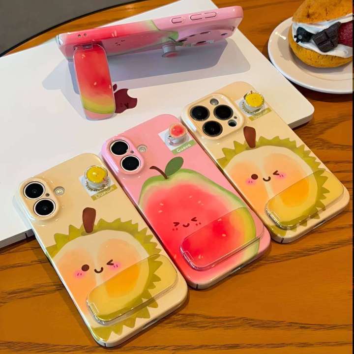 Couple%20Rotating%20Durian%20Guava%20Stand%20Compatible%20with%20Apple%2016%20Pro%20Phone%20Case%20iPhone%2014%20Max%20Xiaomi%2015%20Huawei%20Mate%2070%20Pura%2080%20K60%20Honor%20200%20Reno%2012%20iQOO%2013%20Find%20X7%20-%20Image%205
