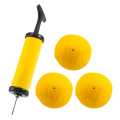 Cluellp- Roundnet Game Ball Replaceable Competitive Balls Mini Volleyball 12-Pack with Pump. 