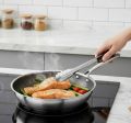 Honeycomb Structure Hex Design Non-stick  Fry Pan 24 cm Stainless Steel. 