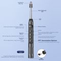 Lightweight Telescopic Stick Red Laser Presentation Clicker Touch Screen Writing 5 Level Adjustable 2.4GHz Wireless PPT Remote Volume Control LCD Screen Projector Laser Pointer Slide Control. 