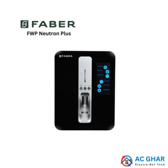 Faber Neutron Plus 10L Water Purifier (Black) – 9-Stage RO + UV + UF + Copper Guard + pH Enhancer, Wall-Mount, 10 L/hr Filtration, Compact & Energy-Efficient – FWP Neutron Plus