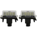 NAMUNY 4Pcs Car LED License Plate Light Parking Light External License Plate Light for. 