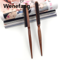 Wenefang Natural Boar Bristle Hair Fluffy Comb Wood Handle Hair Brush Anti-static 2025 New Barber Hair Comb Scalp Massage Hairdresser Styling Tool. 
