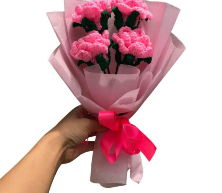 Crochet Flower Bouquet