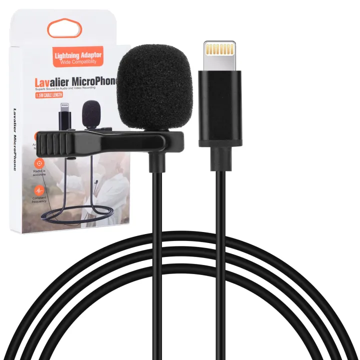 Lavalier%20Microphone%20JH041%20Lightning%20For%20iPhone%20iPad%20iOS%20Hifi%20-%20Image%202