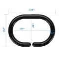 FORIDE 72 PCS Shower Curtain Rings Plastic Shower Curtain Hooks for Bathroom Shower Rod. 