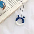CrashStar Cartoon Cute Mobile Finger Ring Lanyard Creative Personality Silicone Phone Chain Pendant Anti-lost Hanging Rope INS Fashion Top Seller. 