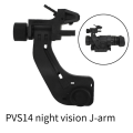J-Arm Adapter Bracket for PVS14 Night Vision Device Adapter Conversion Kit for Connecting Dump Truck Mounts, Easy to Use. 