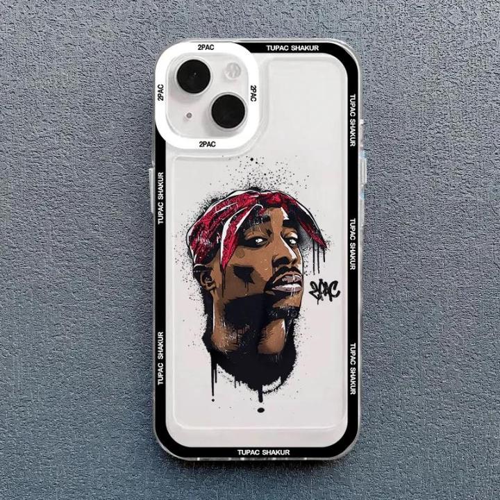 Rapper%202pac%20Singer%20Tupac%20Phone%20Case%20for%20Iphone%2011%2012%20Mini%2013%2015%20Pro%20Max%2016%2014%207%208%20Plus%20X%20XS%20XR%20Soft%20Shockproof%20Back%20Cover%20Funda%20-%20Image%204