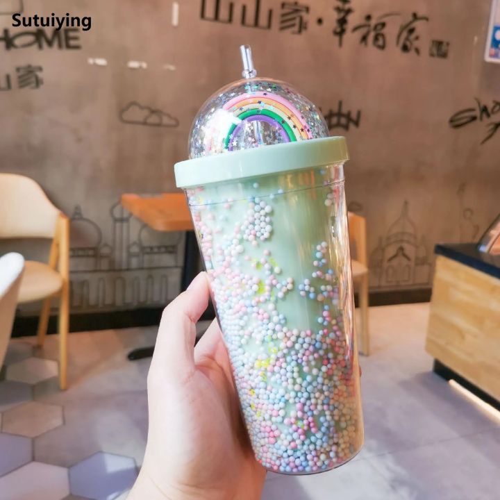 Sutuiying%20Portable%20Special%20Offer%20Cartoon%20Cute%20Rainbow%20Cup%20with%20Straw%20Double%20Plastic%20BPA%20Free%20Woman%20Girl%20Water%20Bottle%20for%20Juice%20Milk%20Coffee%20500ml%20Drinking%20Tumbler%20-%20Image%206