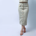 KADE Women's Check Long Skirt. 