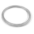Hoisting 7x7 1.2mm Diameter Stainless Steel Flexible Wire Rope 32.8Ft. 