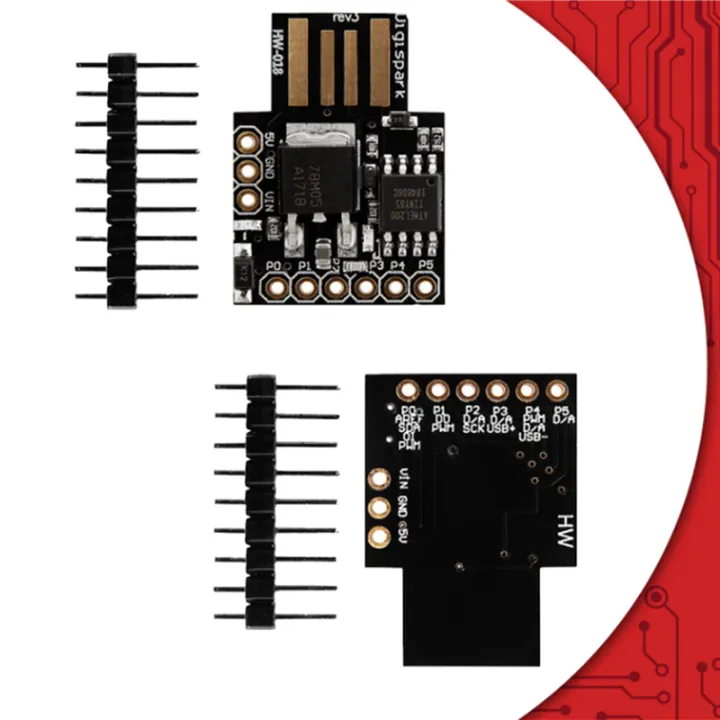10Pcs%20ATTiny85%20Digispark%20I2C%20LED%20.3%20Kickstarter%205V%20IIC%20SPI%20USB%20Development%20Board%206%20I/O%20Pins%20for%20-%20Image%203