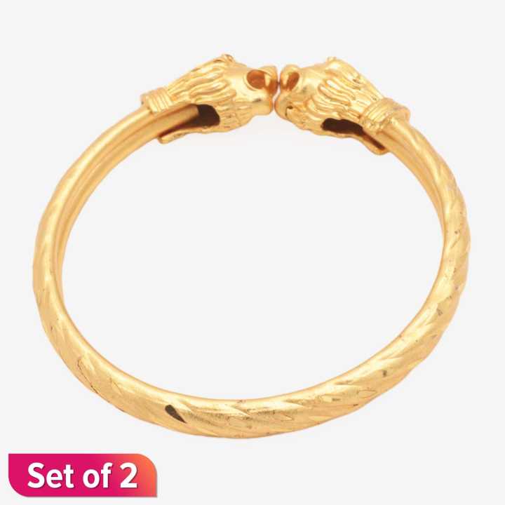 Golden%20Plated%20Stylish%20Panchdhatu%20Bracelets%20For%20Men%20Set%20of%202%20-%20Image%203