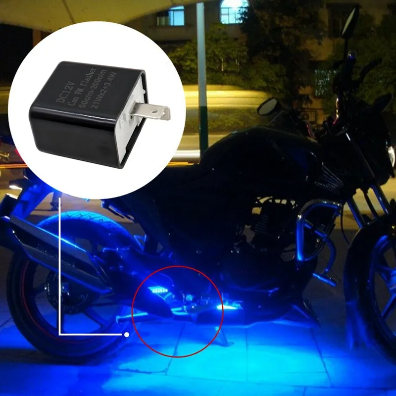 Turn Signal Flasher 2-Pin LED Flasher Relay (2-Pack) - Fix Hyper Flash For Car/Motorcycle Turn Signals Flasher Relay For Led Turn Signal