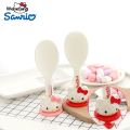 Wenefang Sanrio Hello Kitty Rice Spoon Cooker Ladle With Base Non Stick Hot Selling Spoon Household Plastic Shovel Kawaii Convenient Kitchen Tool. 