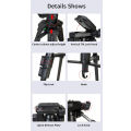 JMARY KP-2274 Professional Camera Tripod with Horizontal Arm & Monopod Mode | 2-in-1 DSLR, Mobile Phone, Vlogging, Live Stream Stand | Heavy Duty Aluminum Adjustable Tripod for Photography & Videography. 
