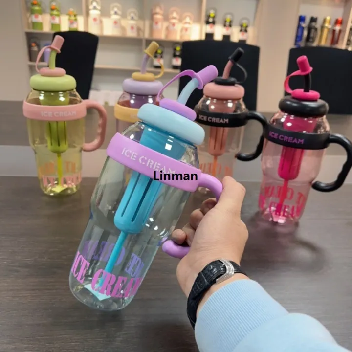Linman%20Outdoor%20Cute%20Plastic%20Water%20Bottle%20Portable%20Leakproof%20Sports%20Water%20CupFifty%20percent%20discount%20with%20Straw%20with%20Handle%20Car%20Mounted%20Drinking%20Tumbler%20School%20Boys%20Girl%20-%20Image%202