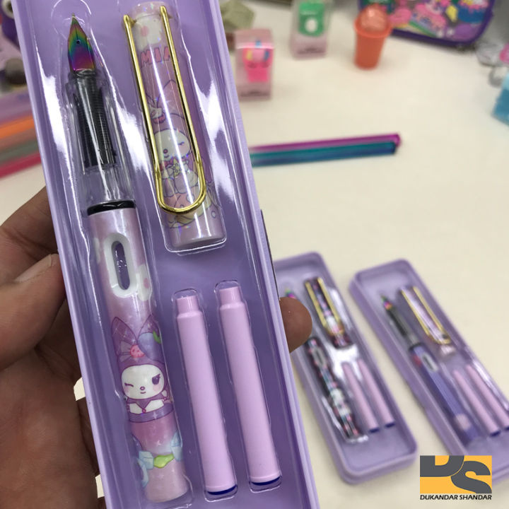 Bizzy%20Premium%20quality%20Kuromi%20Ink%20pen%20with%20crystal%20box%20/%20fountain%20pen%20with%202%20cartridges%20cute%20stationery%20for%20girls%20-%20Image%203