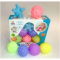 Cute Manhatten Balls BPA Free For Kids Squeeze Ball Toys 3 to 12 Months  (Pack Of 6). 