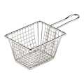 French Fries Serving Basket Stainless Steel Mini Fryer With Handle. 