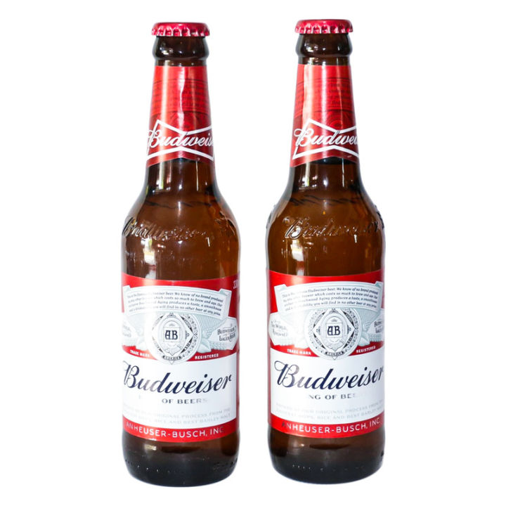 Budwiser Beer - 330 ml ( Pack of 2 )