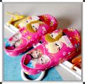 Anti-slip girls' shoes for girls toddlers princess Anna Elsa children's original innovative summer sandals cartoon shoes soft-soled slippers. 