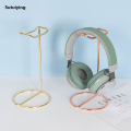 Sutuiying 1pc Iron Line Headphone Stand Metal Support Headset Stand Rack Cute Bluetooth Wireless Headphones Holder Support Gamer Helmet. 