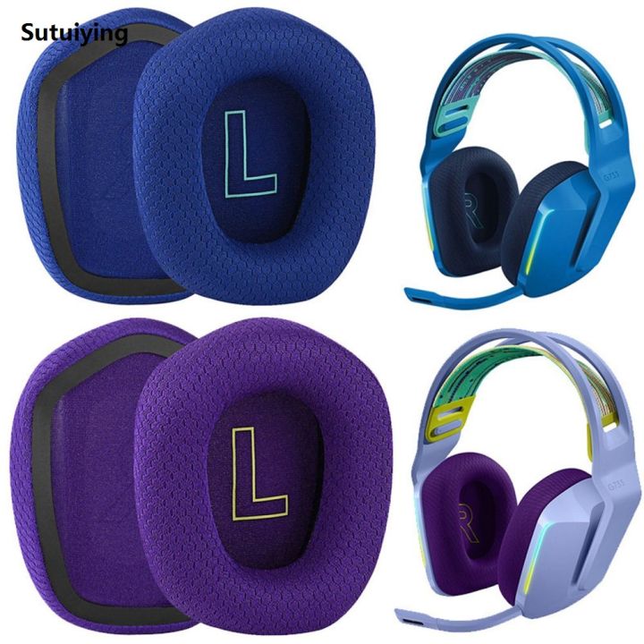 Sutuiying%202Pcs%20Ear%20Pads%20Replacement%20Earpads%20for%20Logitech%20Portable%20G733%20Wireless%20Headphones%20Earphone%20Earmuff%20-%20Image%202