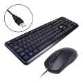 R8 1901 USB Wired Keyboard And Mouse Combo | Quiet and Comfortable. 