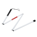 fasdaga 5X Visually Impaired Crutch Cane Blind Walking Stick Walker Aluminium Easy Folding. 