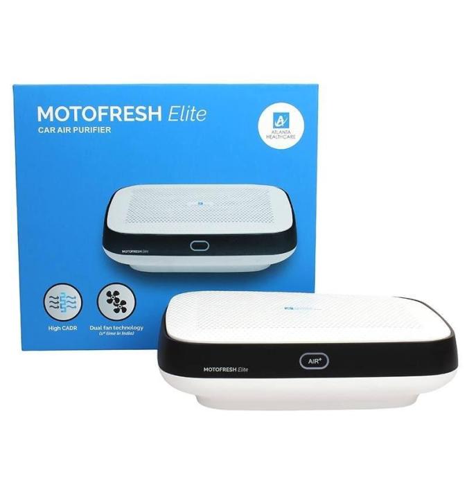 ATLANTA Motofresh Elite 3.5 Watts Car Air Purifier - (White)
